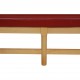 Børge Mogensen Spoke-back sofa in red leather