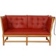 Børge Mogensen Spokeback sofa in red leather