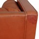 Børge Mogensen Coupé sofa 2192 in original patinated cognac leather