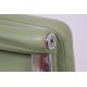 Charles Eames kontorstol Ea-219 fuldpolstret i grønt læder