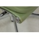 Charles Eames kontorstol Ea-219 fuldpolstret i grønt læder