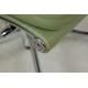 Charles Eames Ea-219 office chair fully upholstered in Green leather