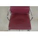 Charles Eames Ea-219 office chair fully upholstered in Red premium leather