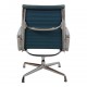 Charles Eames Ea-116 lounge chair in green hopsak fabric