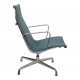 Charles Eames Ea-116 lounge chair in green hopsak fabric