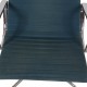 Charles Eames Ea-116 lounge chair in green hopsak fabric