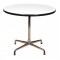 Charles Eames Café table with white laminate Ø: 90 cm