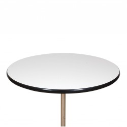 Charles Eames Café table with white laminate Ø: 90 cm