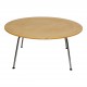 Charles Eames LCM coffee table ash wood Ø: 85