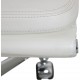 Charles Eames Ea-217 Kontorstol i hvidt læder