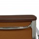 Charles Eames Ea-208 stol i brun læder