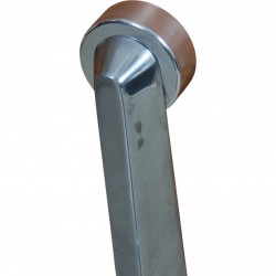 Charles Eames Lounge chair with Ottoman in white leather