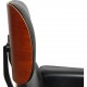 Charles Eames Lounge chair med Skammel i sort læder