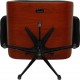 Charles Eames Lounge chair med Skammel i sort læder