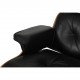 Charles Eames Lounge chair med Skammel i sort læder