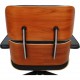 Charles Eames Lounge chair i sort læder