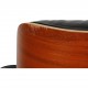 Charles Eames Lounge chair i sort læder