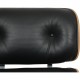Charles Eames Lounge chair i sort læder