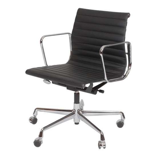 Charles Eames New Office chair Ea-117 with black leather