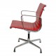 Charles Eames Ea-108 chair with red leather 