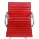 Charles Eames Ea-108 chair with red leather 