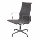 Charles Eames Ea-109 chair with patinated grey fabric