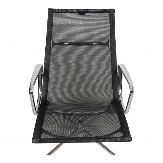 Charles Eames Ea-116 lænestol i sort net 