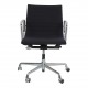 Charles Eames Ea-117 office chair with black hopsak fabric 