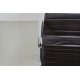Charles Eames Ea-119 office chair with patinated dark brown leather
