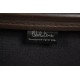 Charles Eames Ea-119 kontorstol i patineret mørkebrunt læder