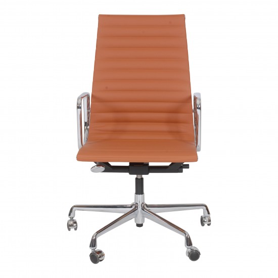 Charles Eames New Office chair Ea-119 with cognac leather