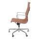 Charles Eames New Office chair Ea-119 with cognac leather