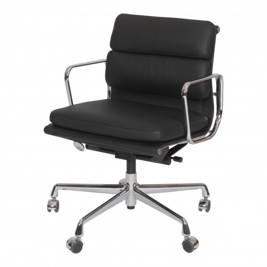 Charles Eames New Office chair Ea-217 with black leather