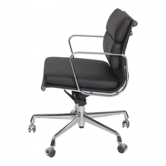 Charles Eames New Office chair Ea-217 with black leather