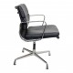 Charles Eames Ea-208 softpad stol i sort læder