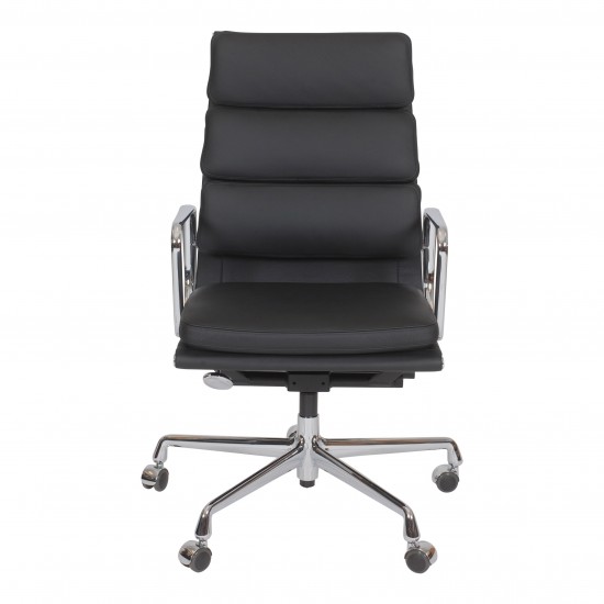 Charles Eames New Office chair, EA-219, black leather