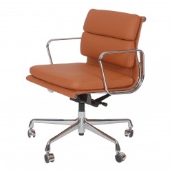 Charles Eames Ny Kontorstol Ea-217 i cognac classic læder