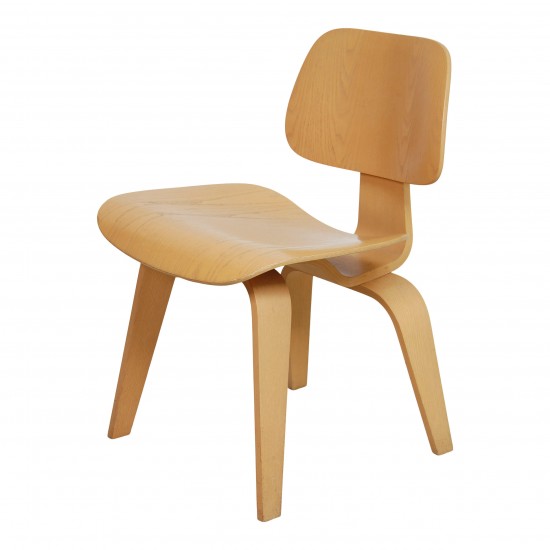 Charles Eames DCW Chair of molded ash