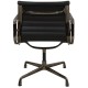 Charles Eames Ea-108 in dark brown leather
