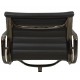 Charles Eames Ea-108 in dark brown leather
