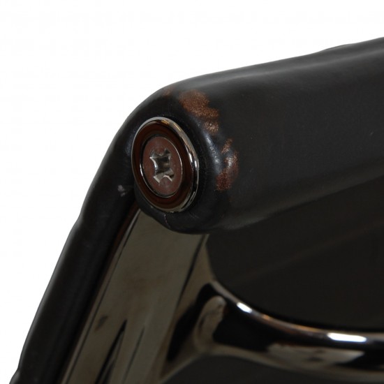 Charles Eames Ea-108 in dark brown leather