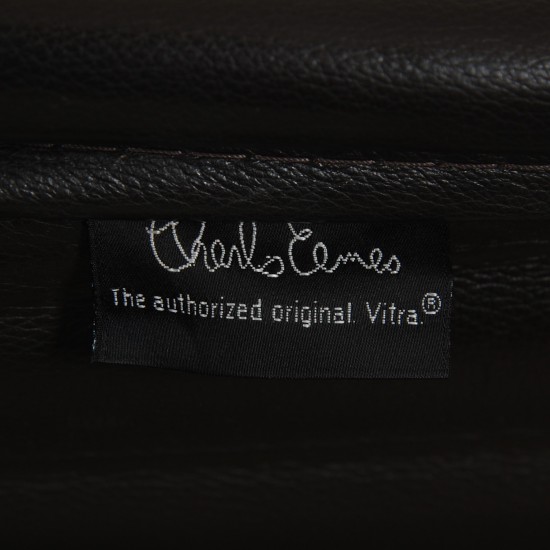 Charles Eames Ea-108 in dark brown leather