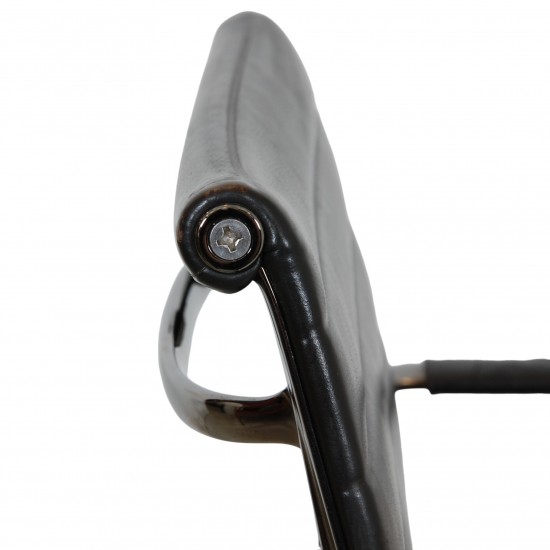 Charles Eames Ea-108 in dark brown leather