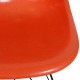 Set of 4 orange Charles Eames DSR Chairs (4)