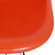 Sæt med 4 orange Charles Eames DSR stole (4)