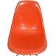 Set of 4 orange Charles Eames DSR Chairs (4)