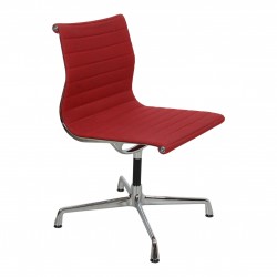 Charles Eames Ea-105 chair in red hopsack Charles Eames Ea-105 chair in red hopsack