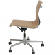 Charles Eames EA-115 kontorstol i beige farvet læder