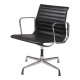 Charles Eames EA-108 chair with black leather