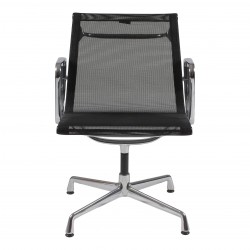 Charles Eames Ea-108 chair with black mesh